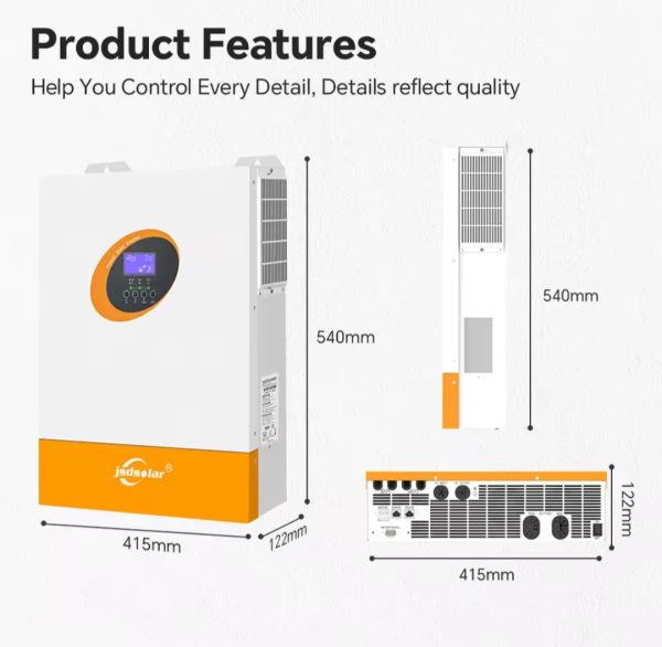 JSD 11kw/48v Solar Hybrid Inverter