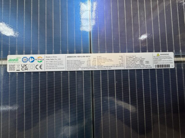 Jinko 450 Watt Solar Panel